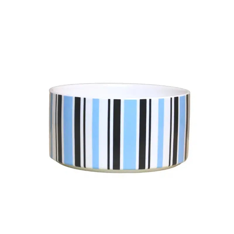 Candy Stripe Bowl Medium Blue