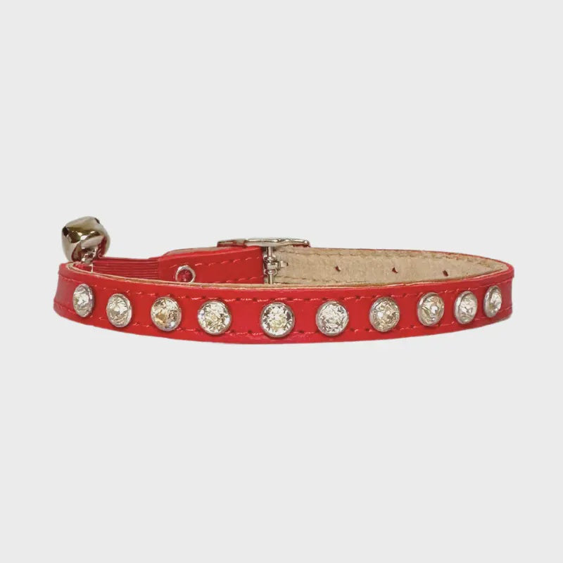 Coco Crystal Cat Collar Red