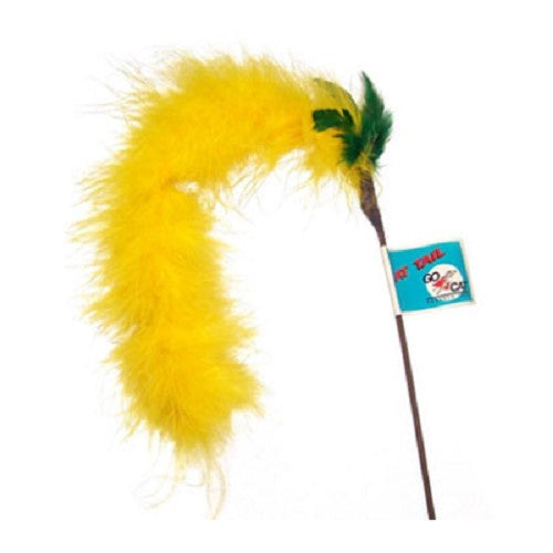 Feather Cat Teaser Toy - Short Cat Tail