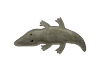 Steve The Suede Croc - Jute andSuede Toy