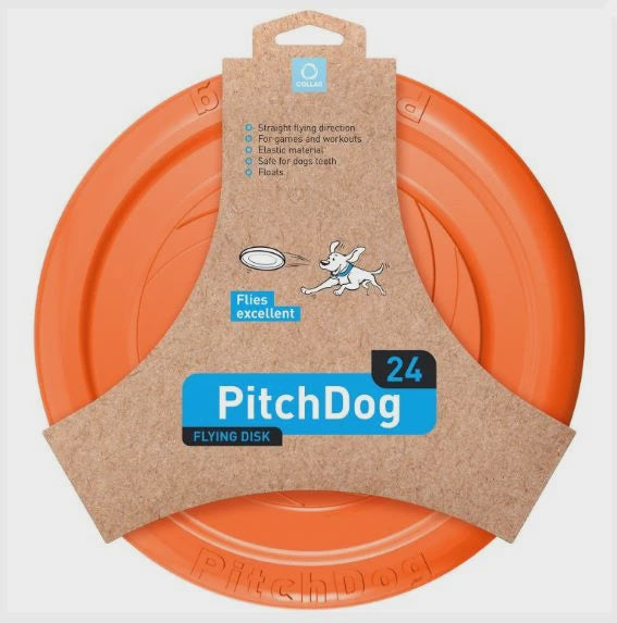 Pitch dog flying disk